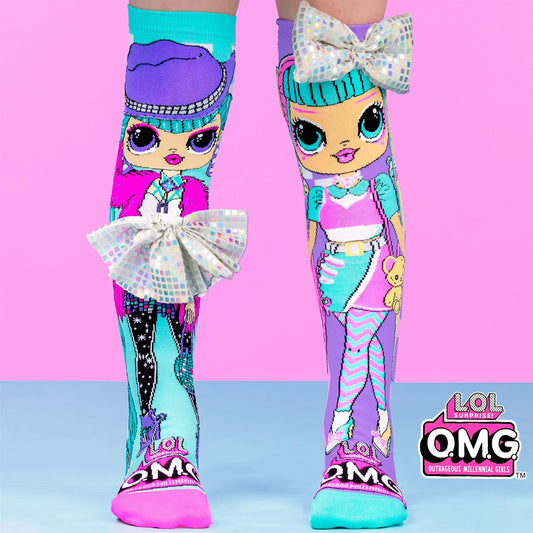 MADMIA Kindersocken L.O.L O.M.G DISCO CANDY, Größe 6–99